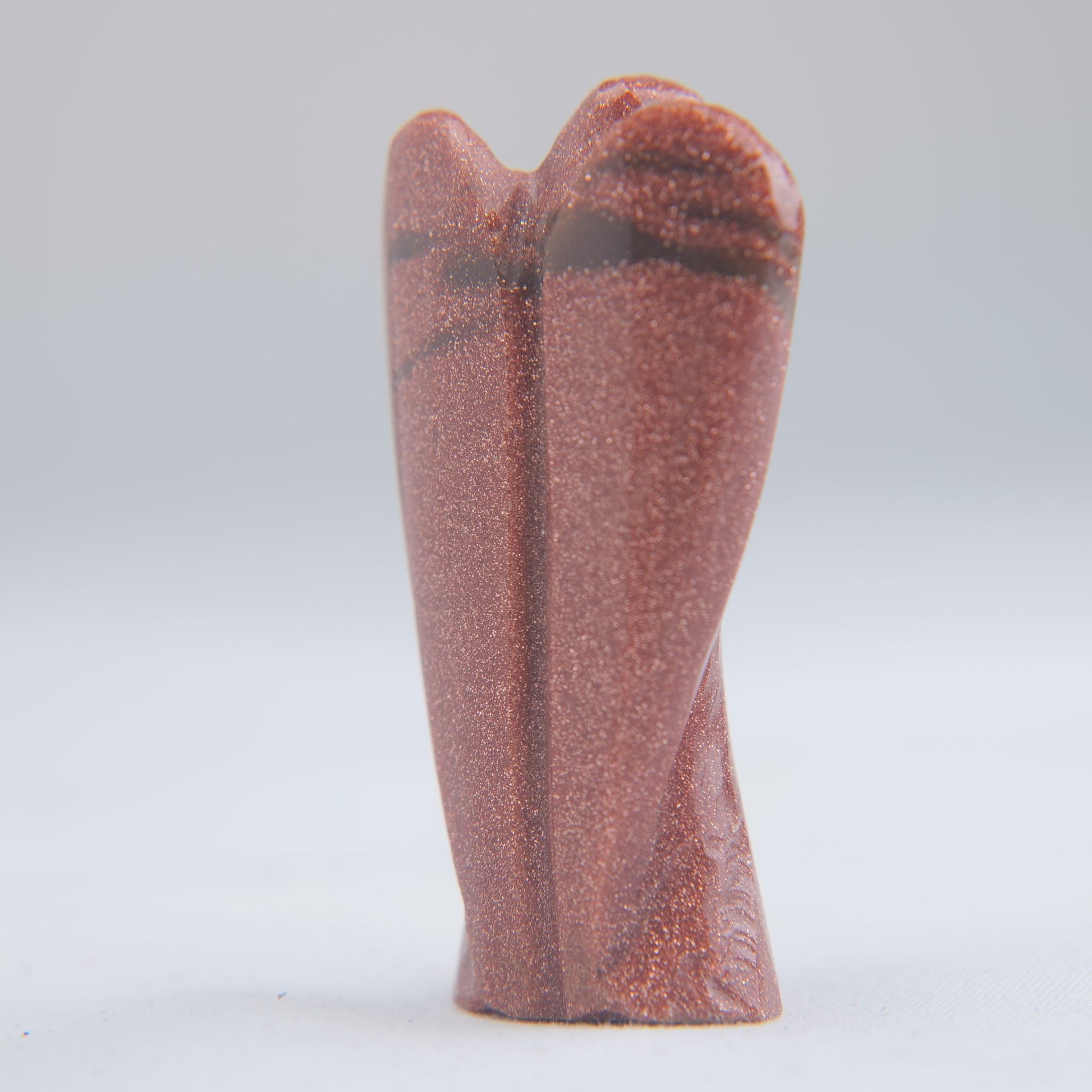 Goldstone Angel Carving 22g 50mm - Luna Panther