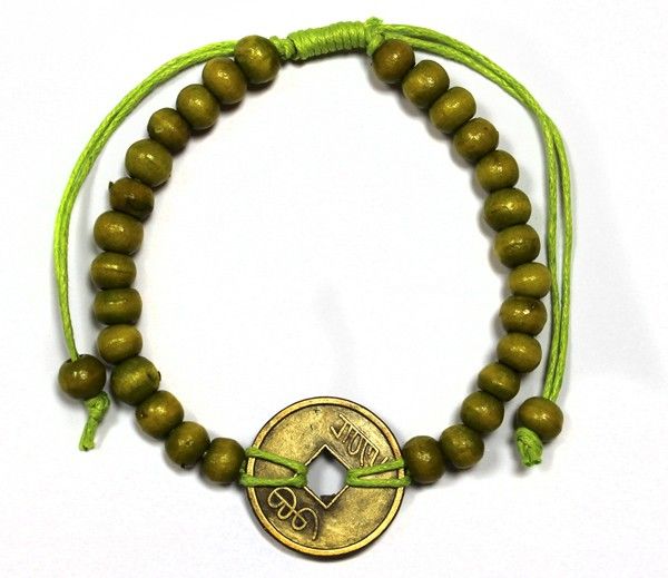 Good Luck Feng - Shui Bracelets - Lime Green - Luna Panther