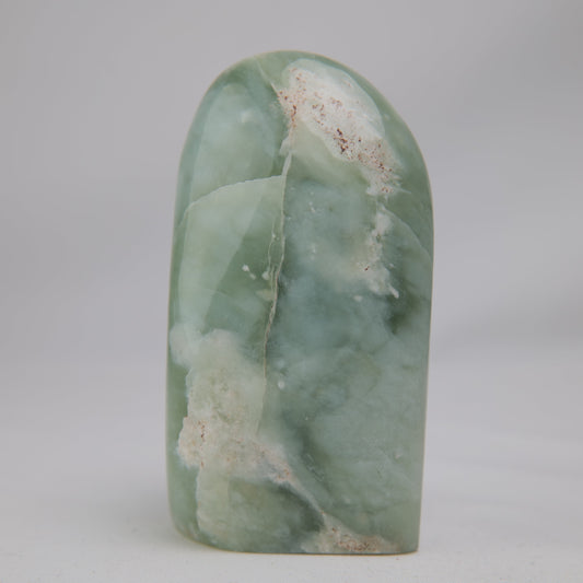 Grape Serpentine Freeform — 296 g (90 mm) — one-of-a-kind natural crystal, product image 1 of 8.