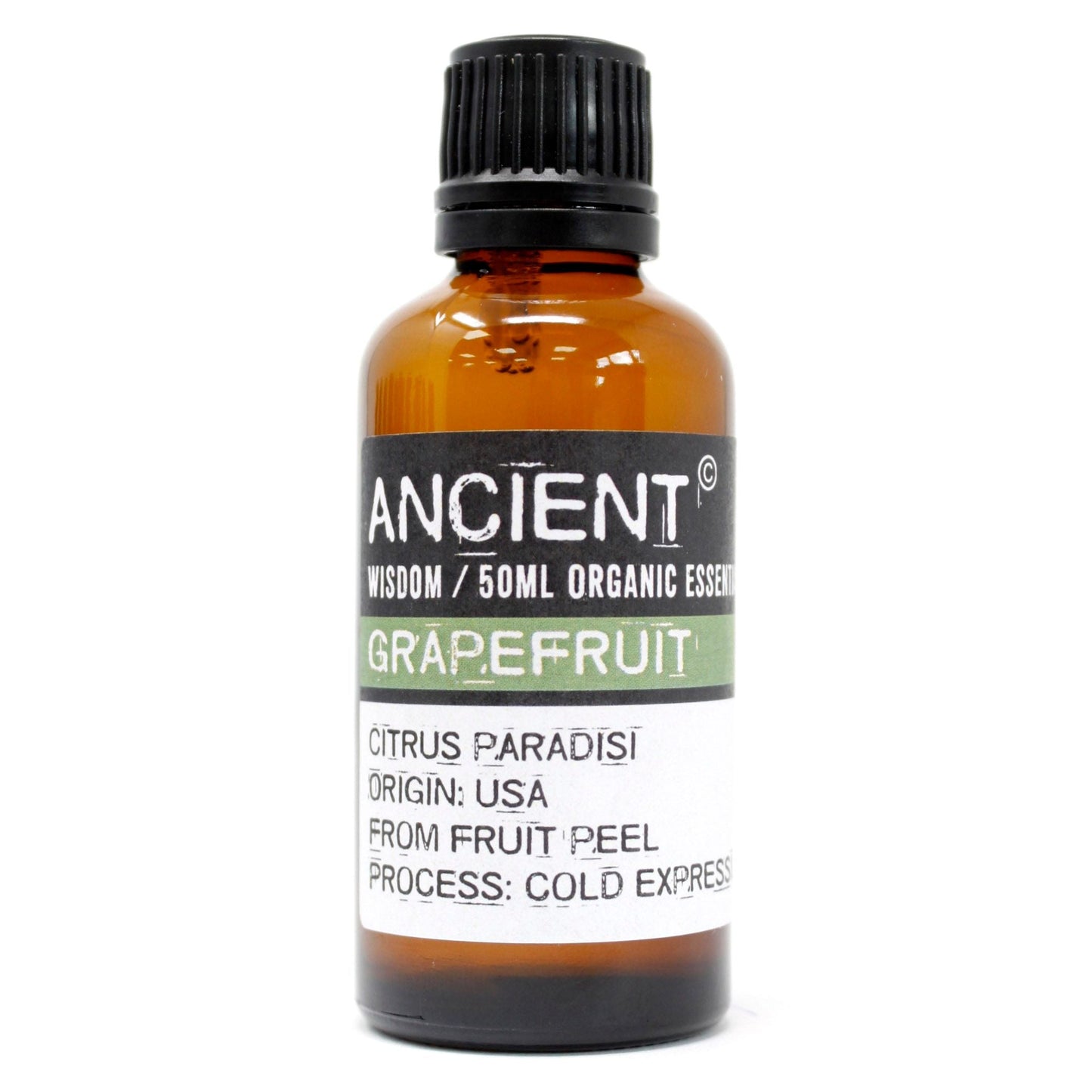 Polished Grapefruit Organic Essential Oil 50ml featuring natural patterning and unique variations - Luna Panther