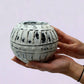 Greek Bubble Clay Plant Pot - Cream 10cm - Luna Panther