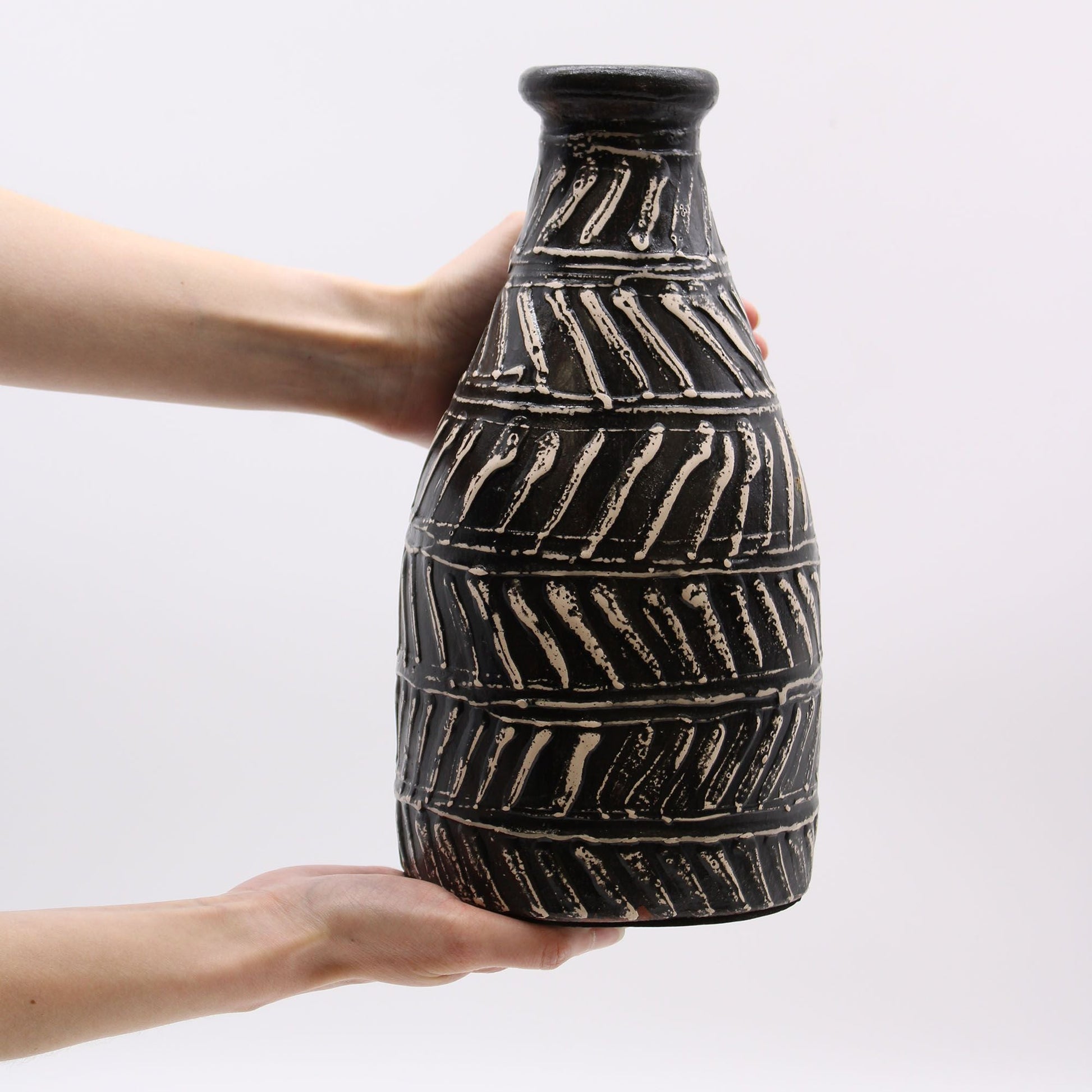 Greek Taper Vase - Chocolate - Luna Panther