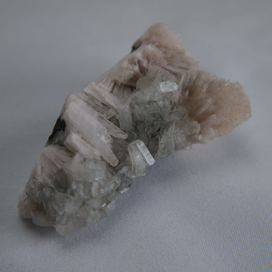 Green Apophyllite & Stilbite with Orange 105g - Luna Panther alternate view