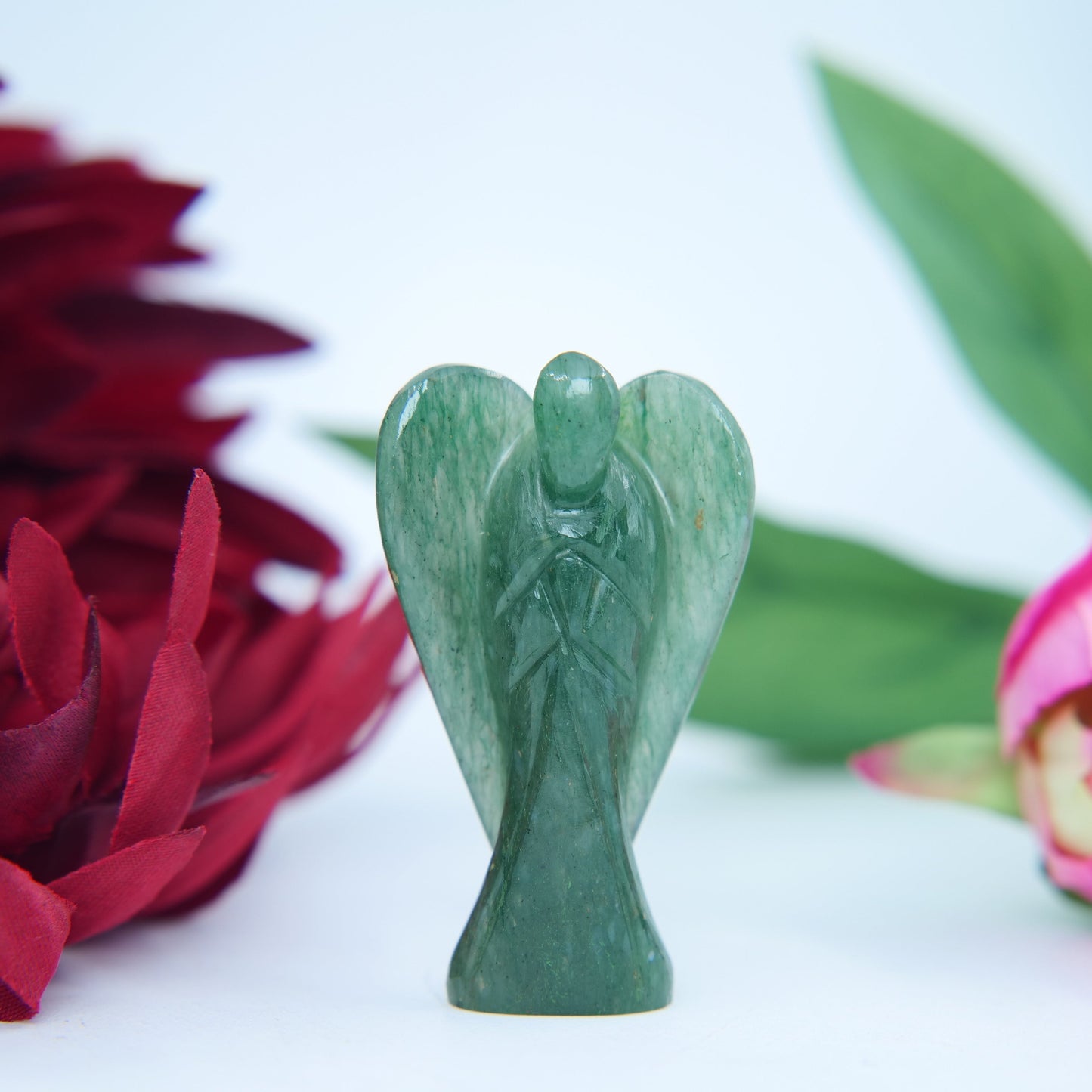 Green Aventurine Angel 55mm - Luna Panther