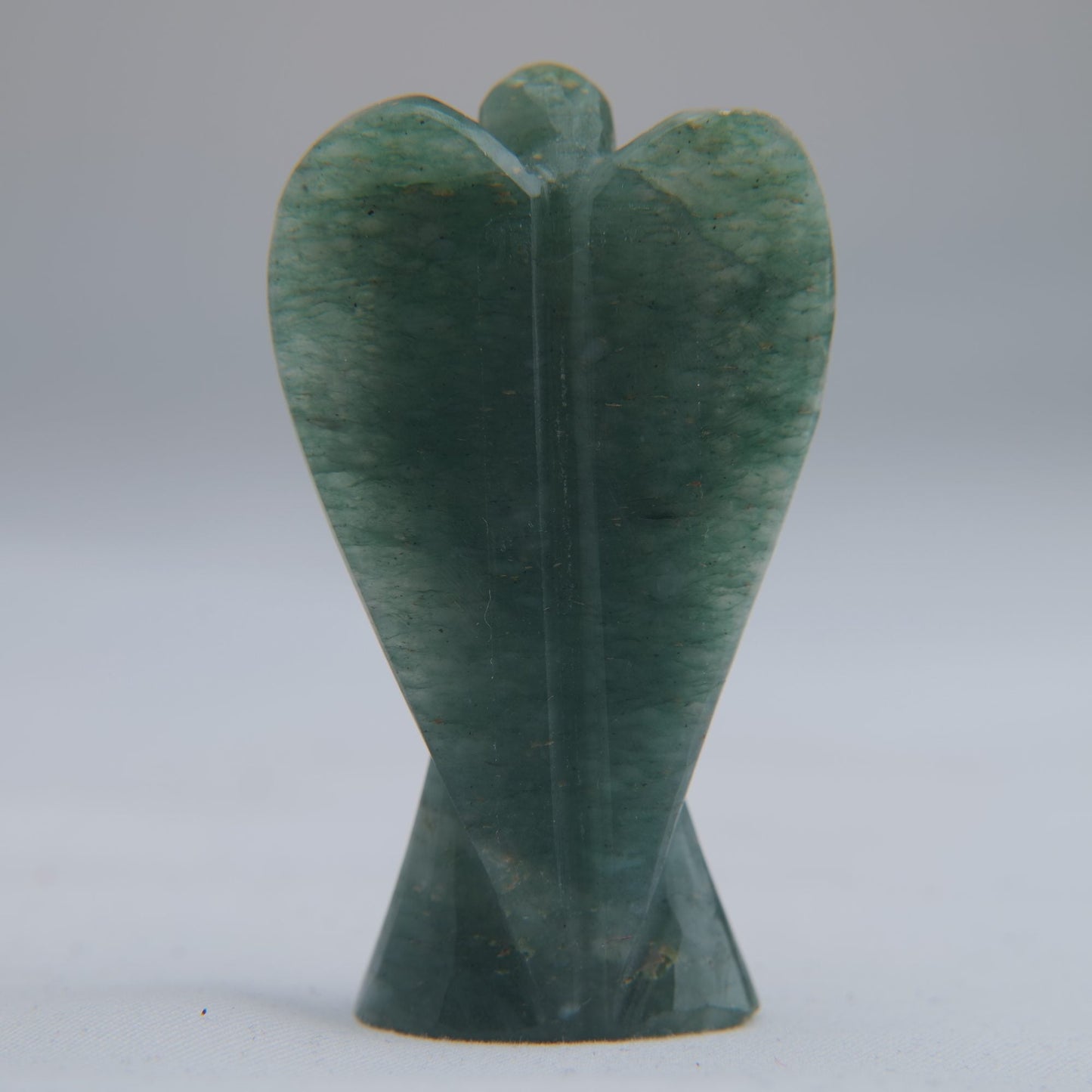 Green Aventurine Angel Carving 25g 50mm - Luna Panther