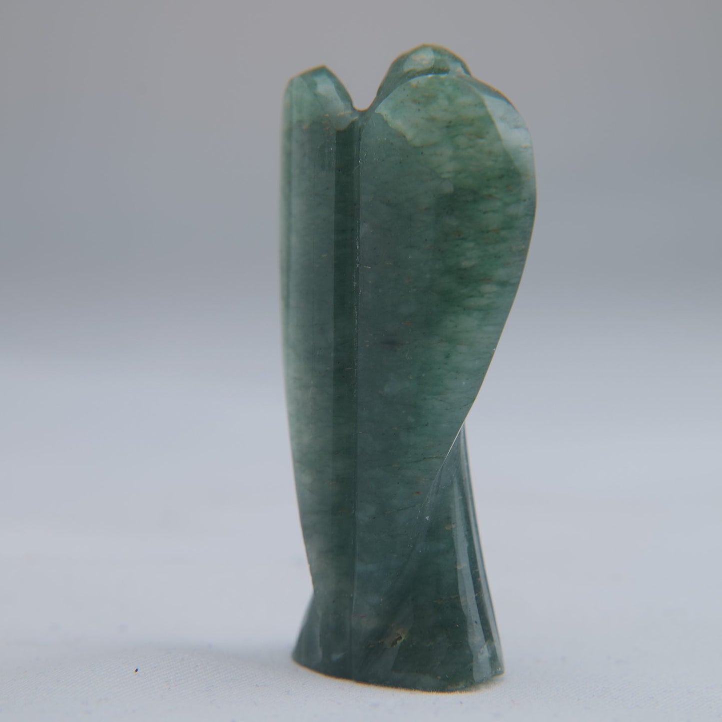 Green Aventurine Angel Carving 25g 50mm - Luna Panther