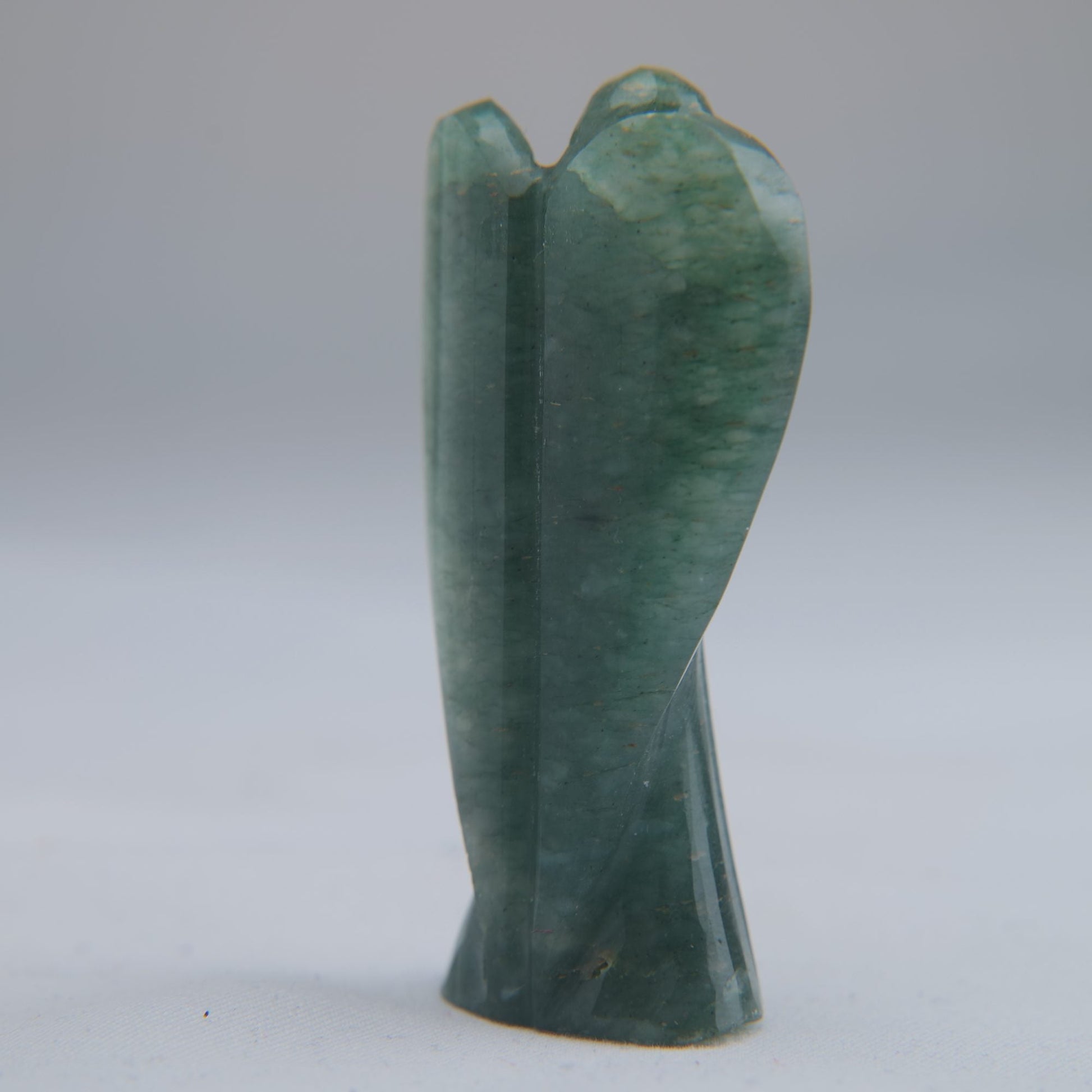 Green Aventurine Angel Carving 25g 50mm - Luna Panther