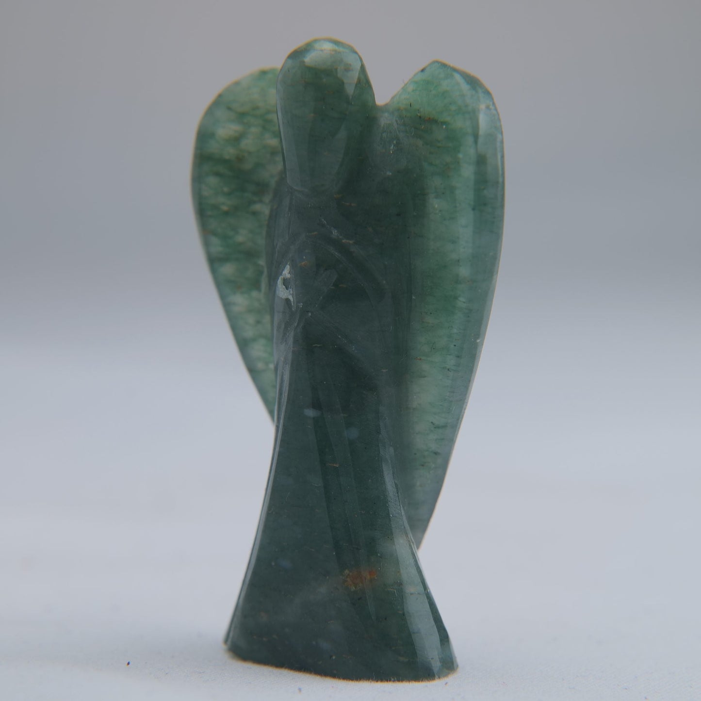 Green Aventurine Angel Carving 25g 50mm - Luna Panther