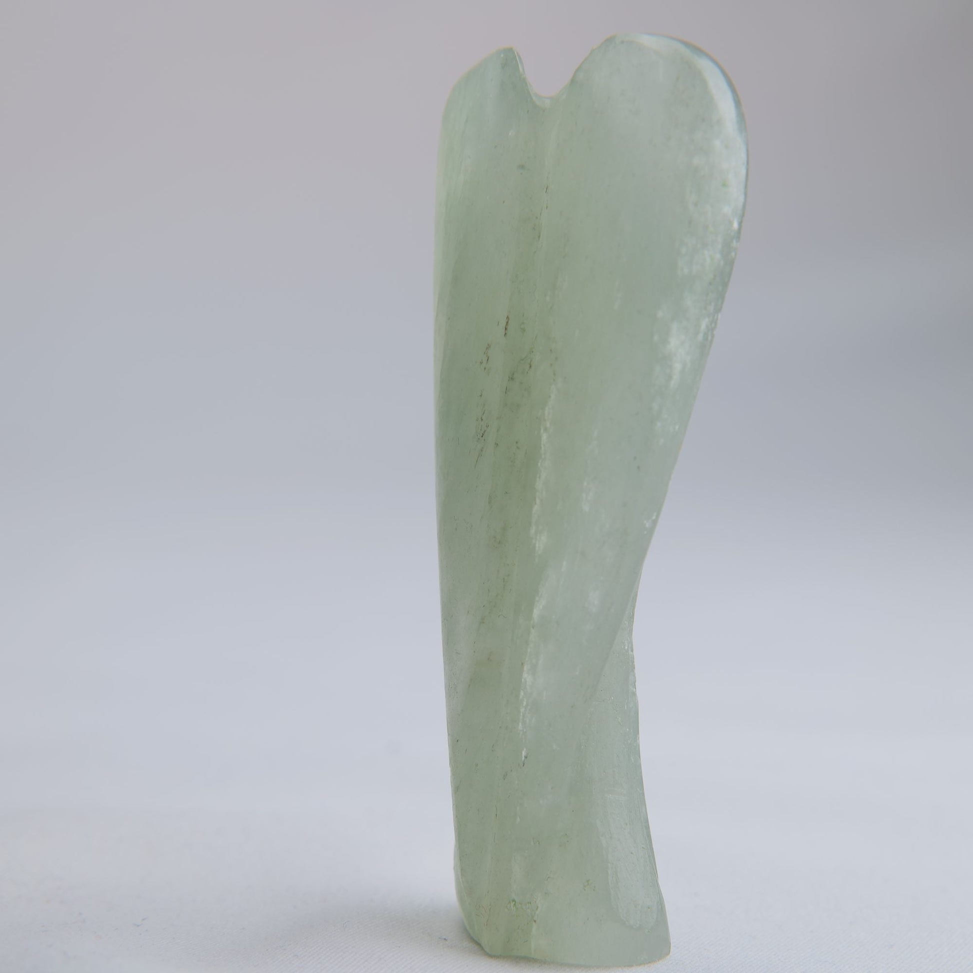 Green Aventurine Angel Carving 51g 80mm - Luna Panther