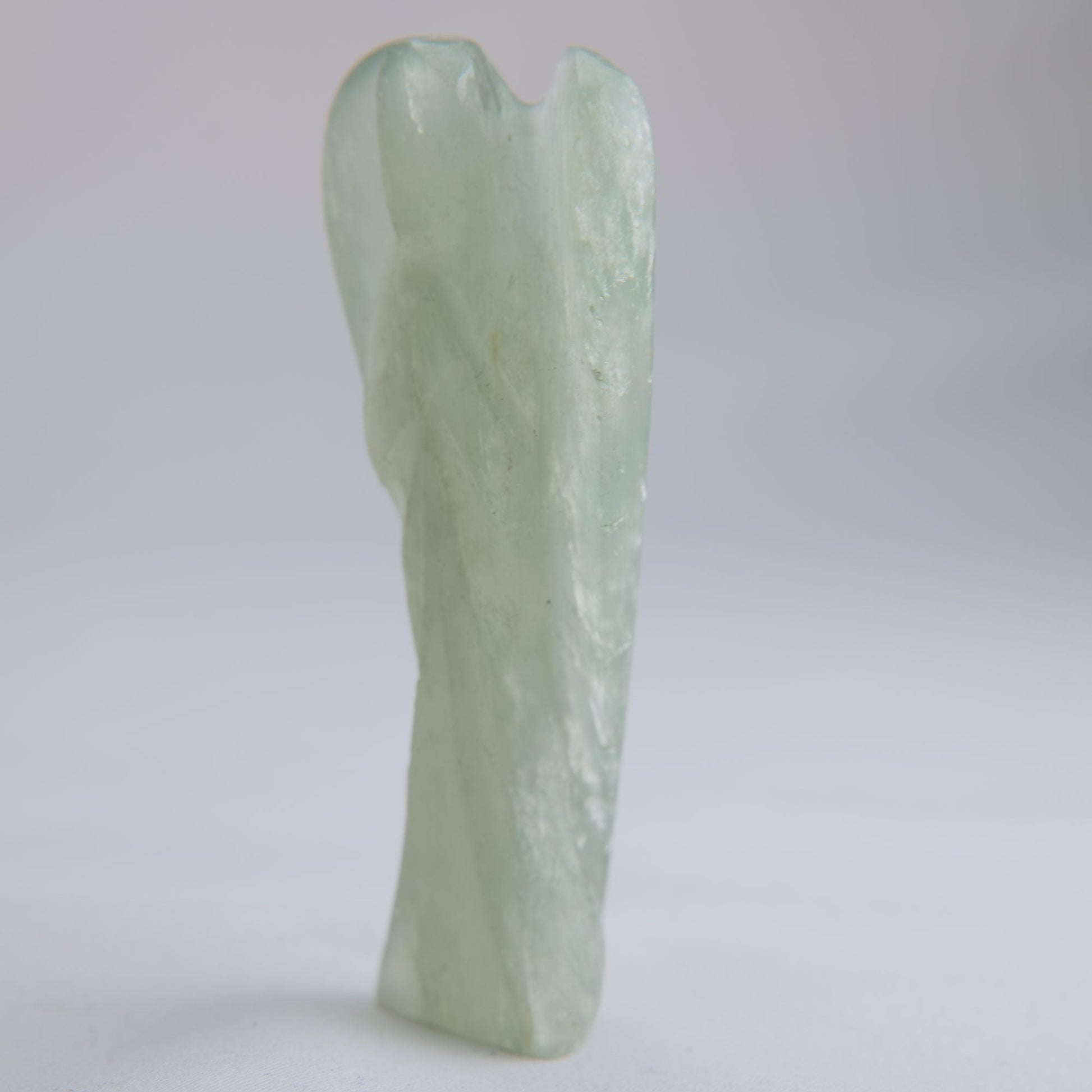 Green Aventurine Angel Carving 51g 80mm - Luna Panther