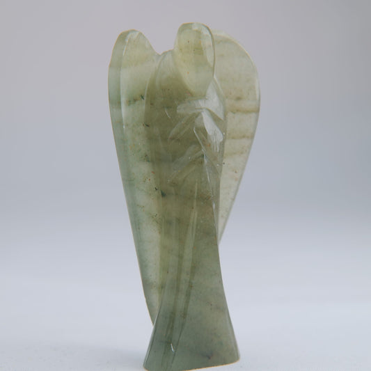 Green Aventurine Angel Carving 58g 80mm - Luna Panther alternate view