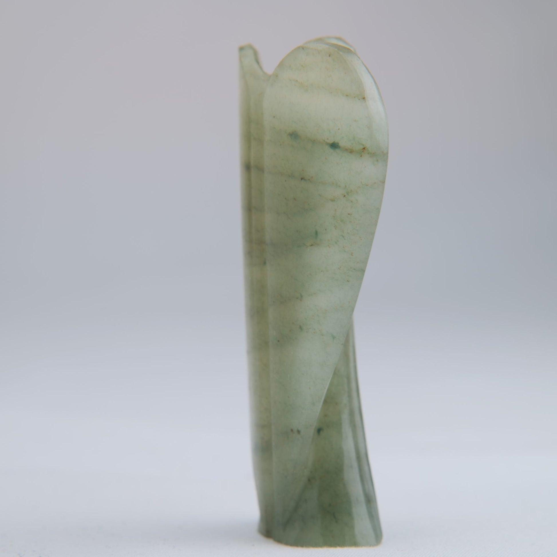 Green Aventurine Angel Carving 58g 80mm - Luna Panther