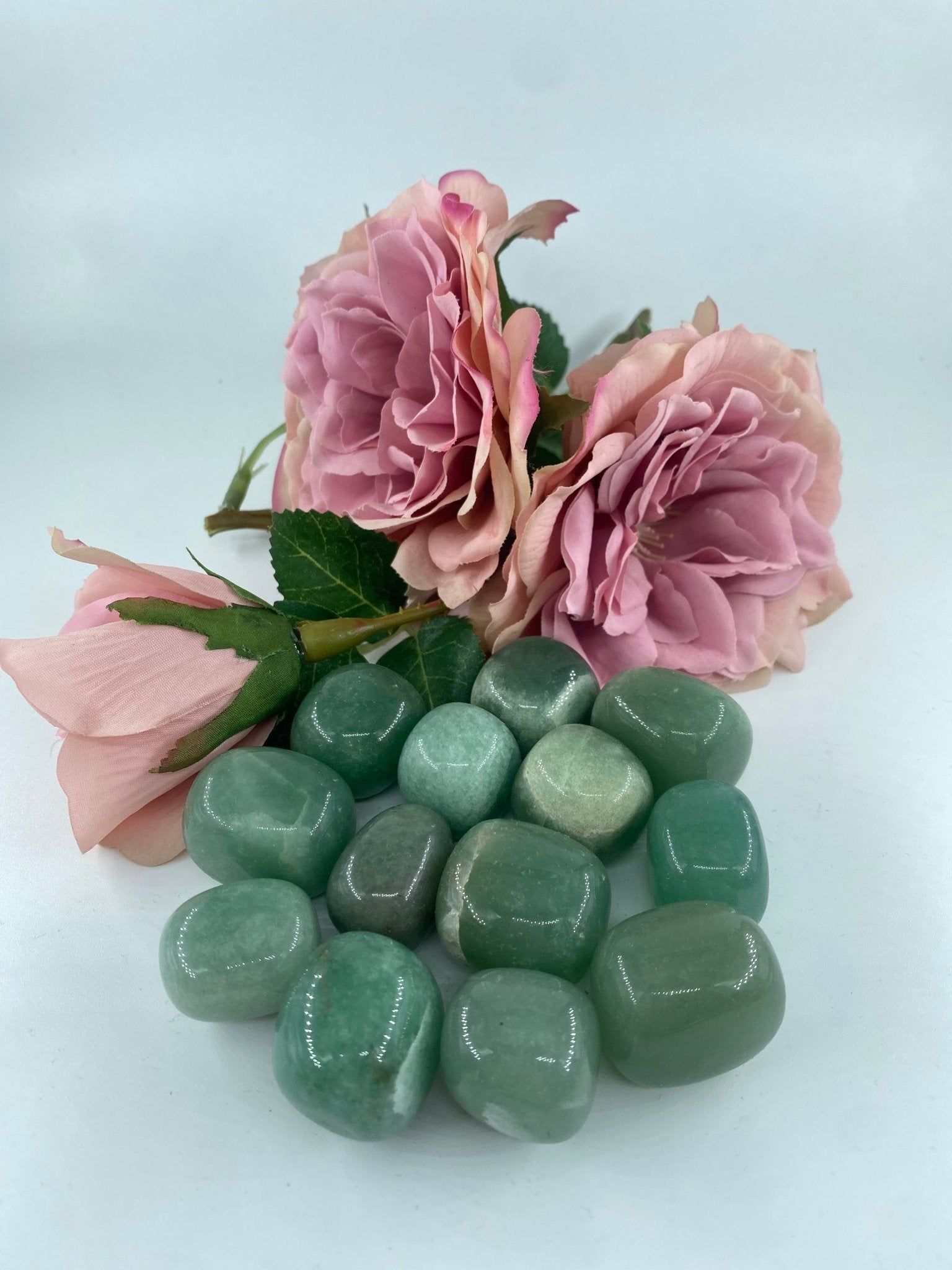 Polished Green Aventurine - Tumble Stone featuring green tone with subtle sparkle - Luna Panther
