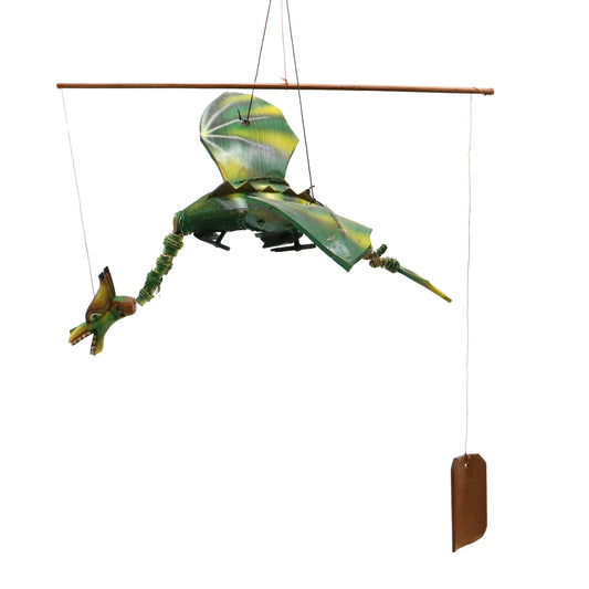 Green Coconut Dragon Mobile 37cm - Luna Panther