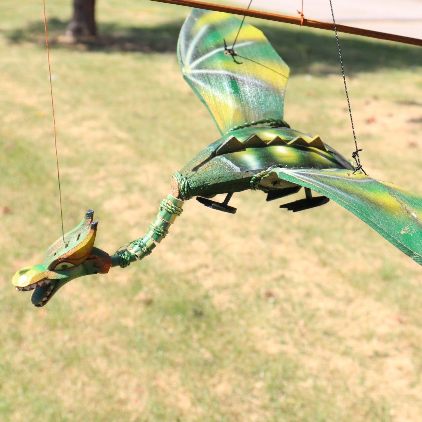 Green Coconut Dragon Mobile 37cm - Luna Panther