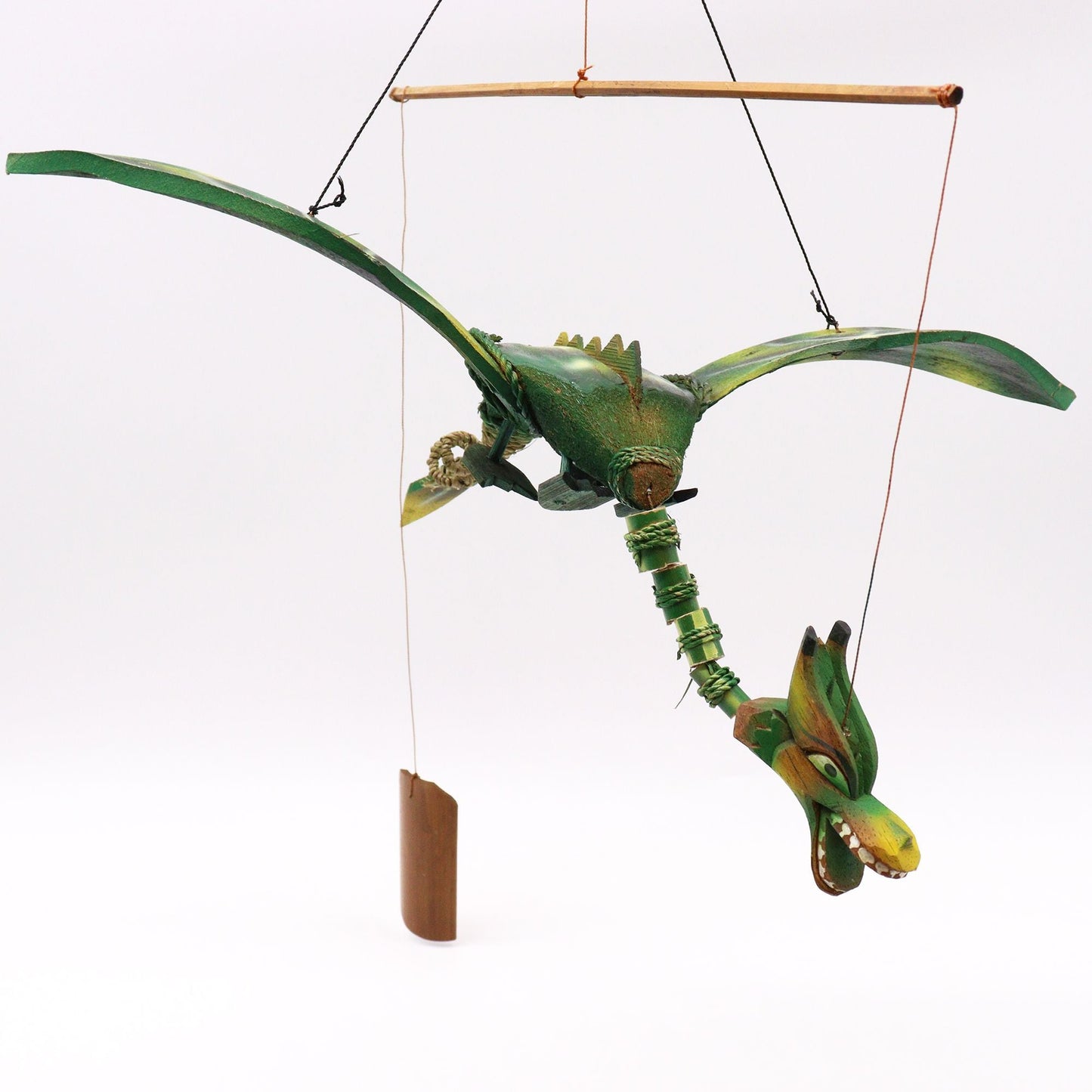 Green Coconut Dragon Mobile 37cm - Luna Panther