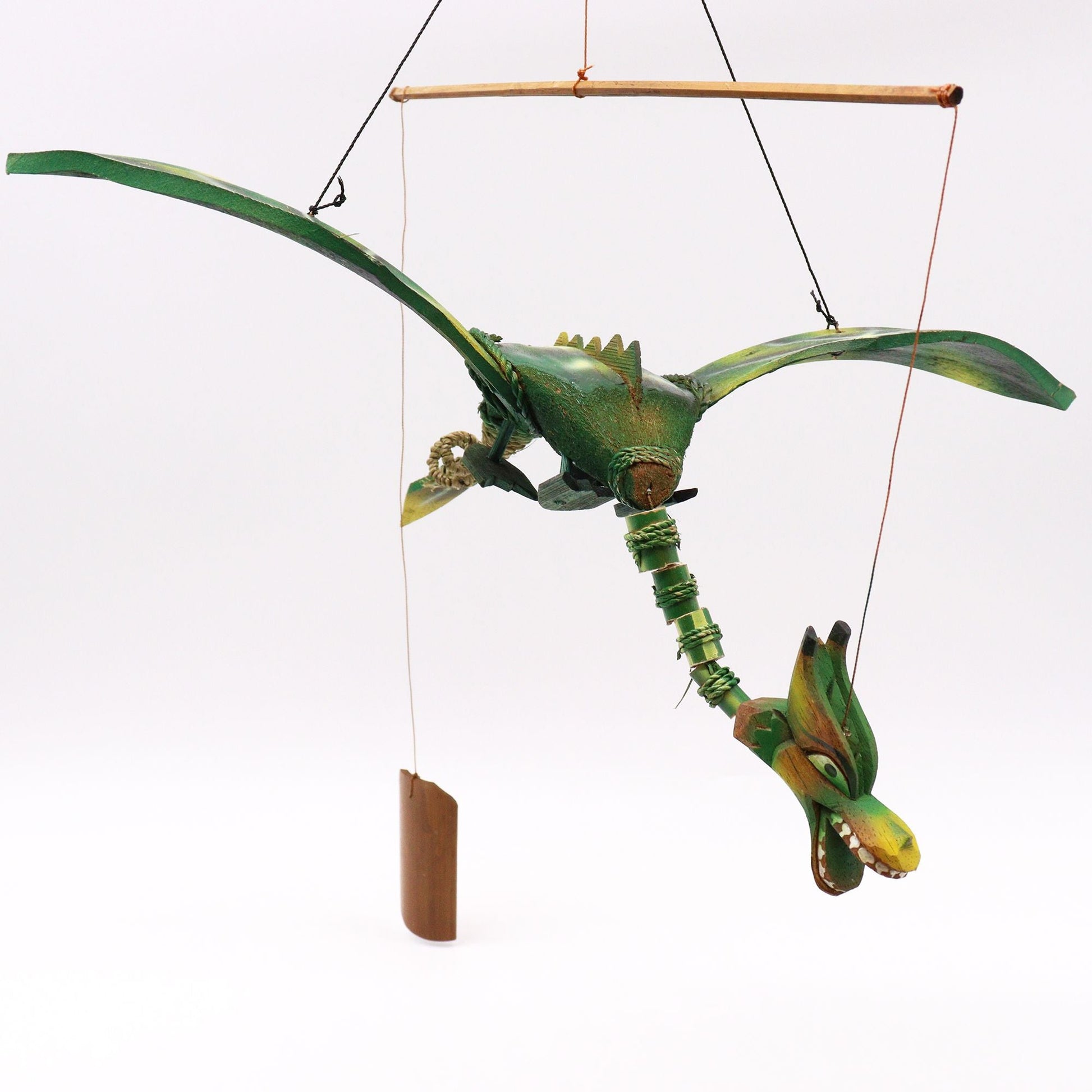 Green Coconut Dragon Mobile 37cm - Luna Panther