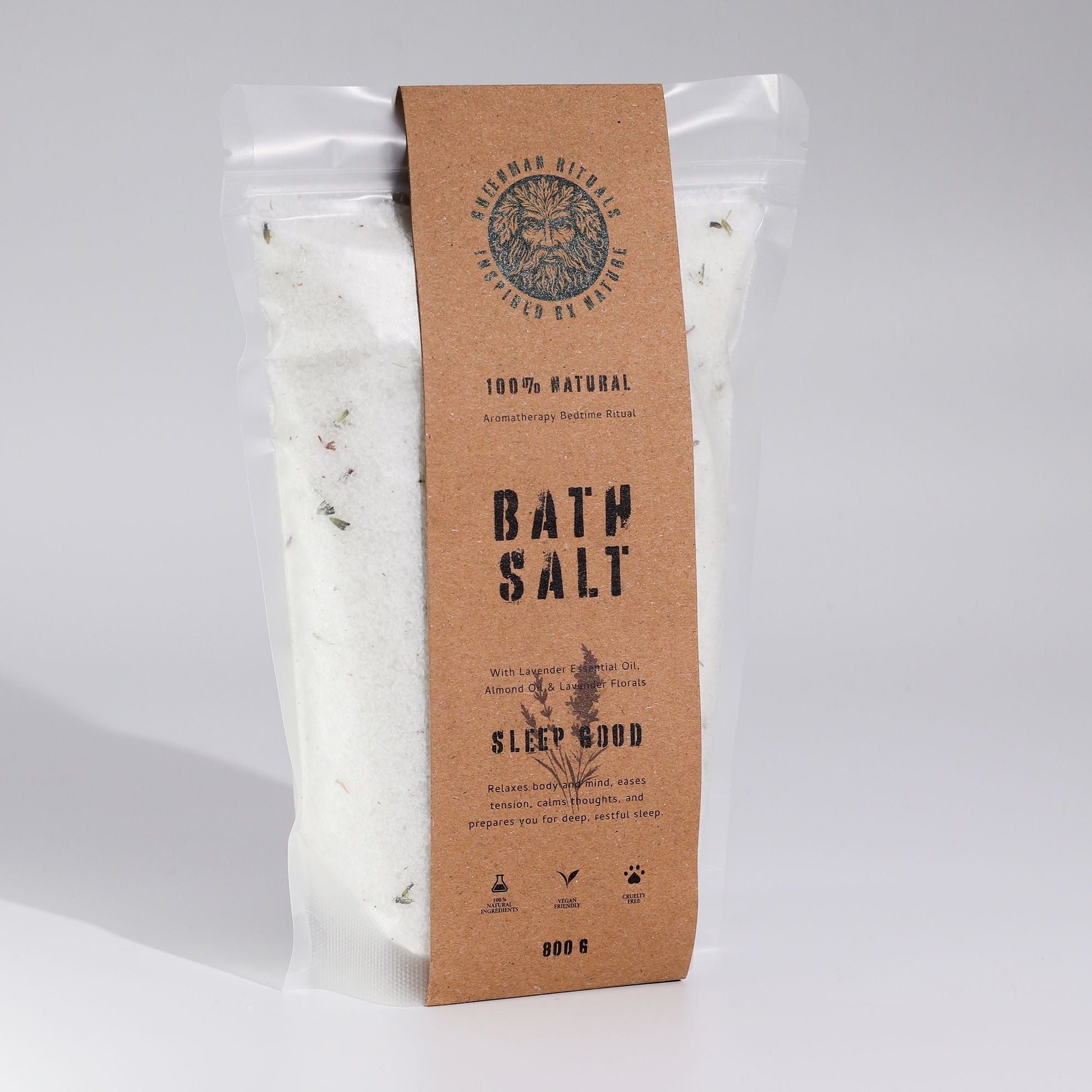 Greenman Rituals Lavender Aromatherapy Epsom Bath Salt - Sleep Good - Luna Panther
