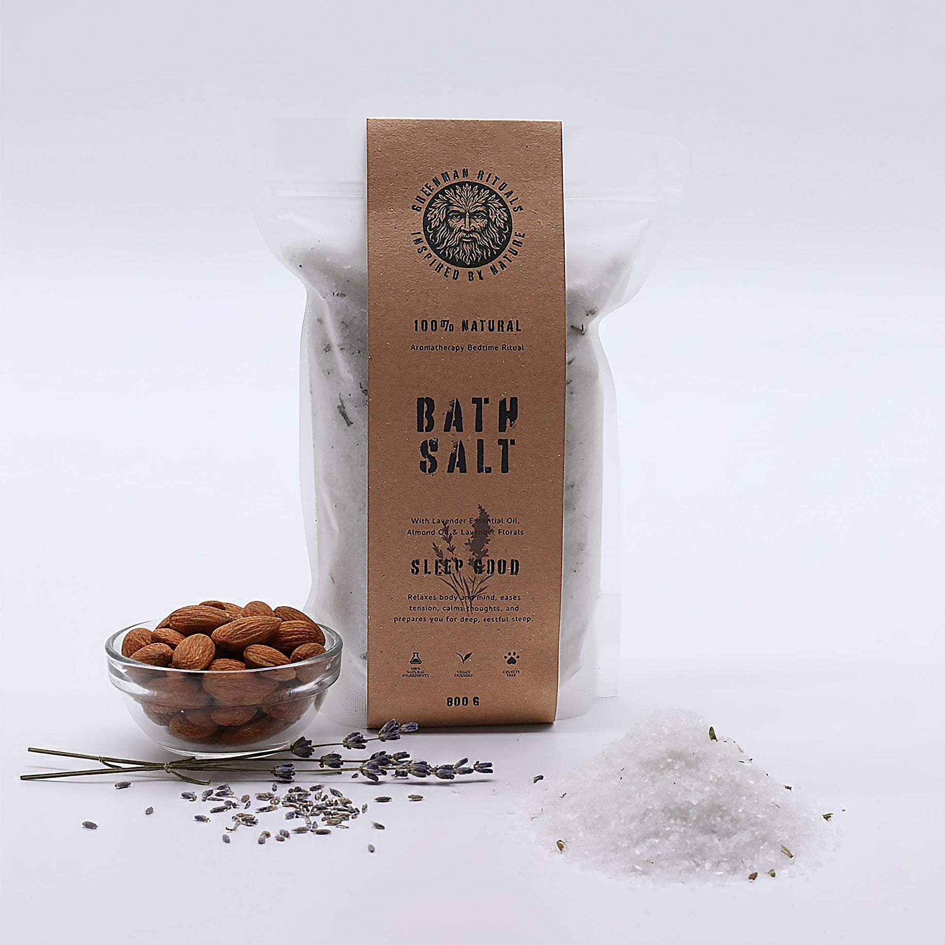 Greenman Rituals Lavender Aromatherapy Epsom Bath Salt - Sleep Good - Luna Panther