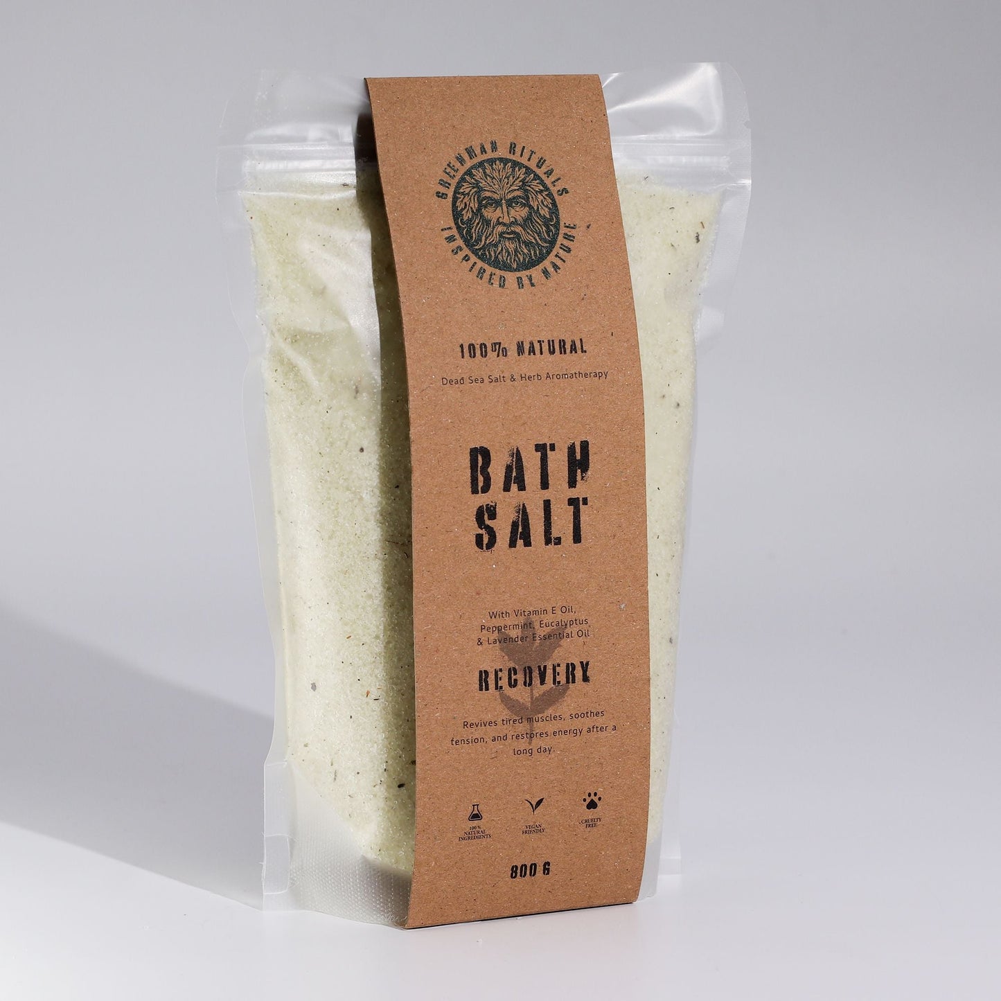 Greenman Rituals Menthol Aromatherapy Epsom Bath Salt - Recovery - Luna Panther