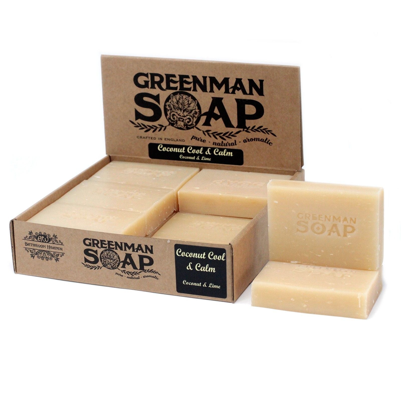 Greenman Soap Slice 100g - Coconut Cool & Calm - Luna Panther