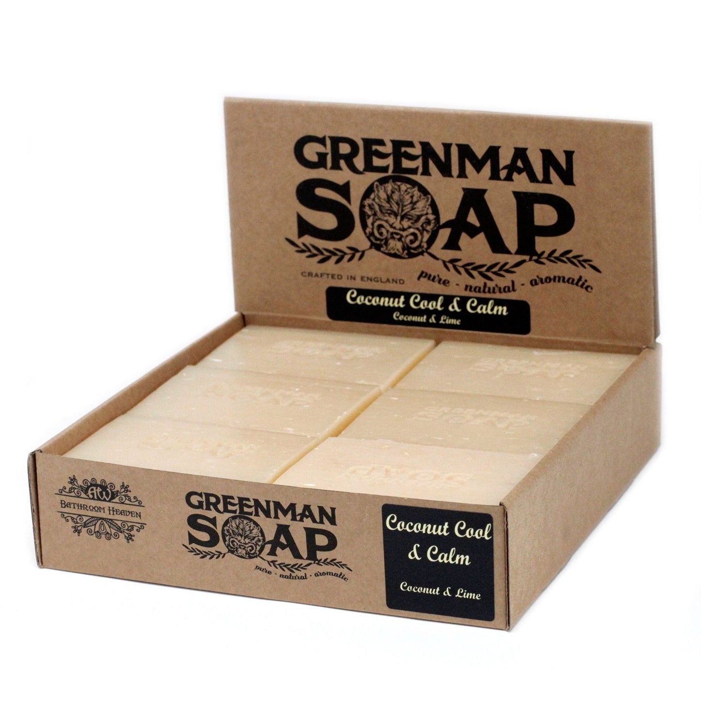 Greenman Soap Slice 100g - Coconut Cool & Calm - Luna Panther