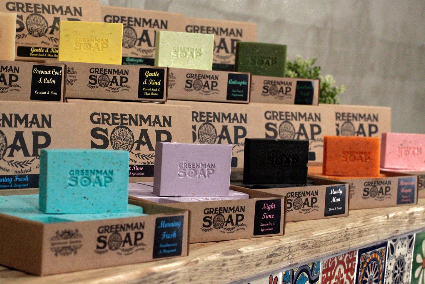 Greenman Soap Slice 100g - Coconut Cool & Calm - Luna Panther