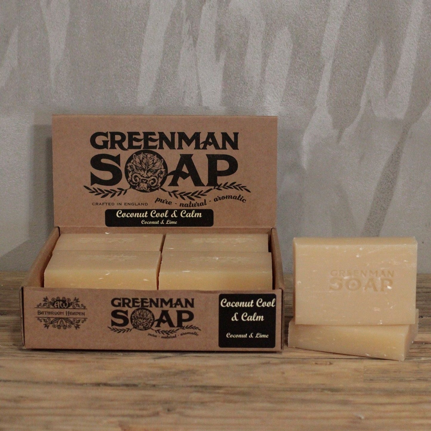 Greenman Soap Slice 100g - Coconut Cool & Calm - Luna Panther
