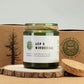 Greenman Woodwick Soy Candle - Ash & Woodsmoke - Luna Panther