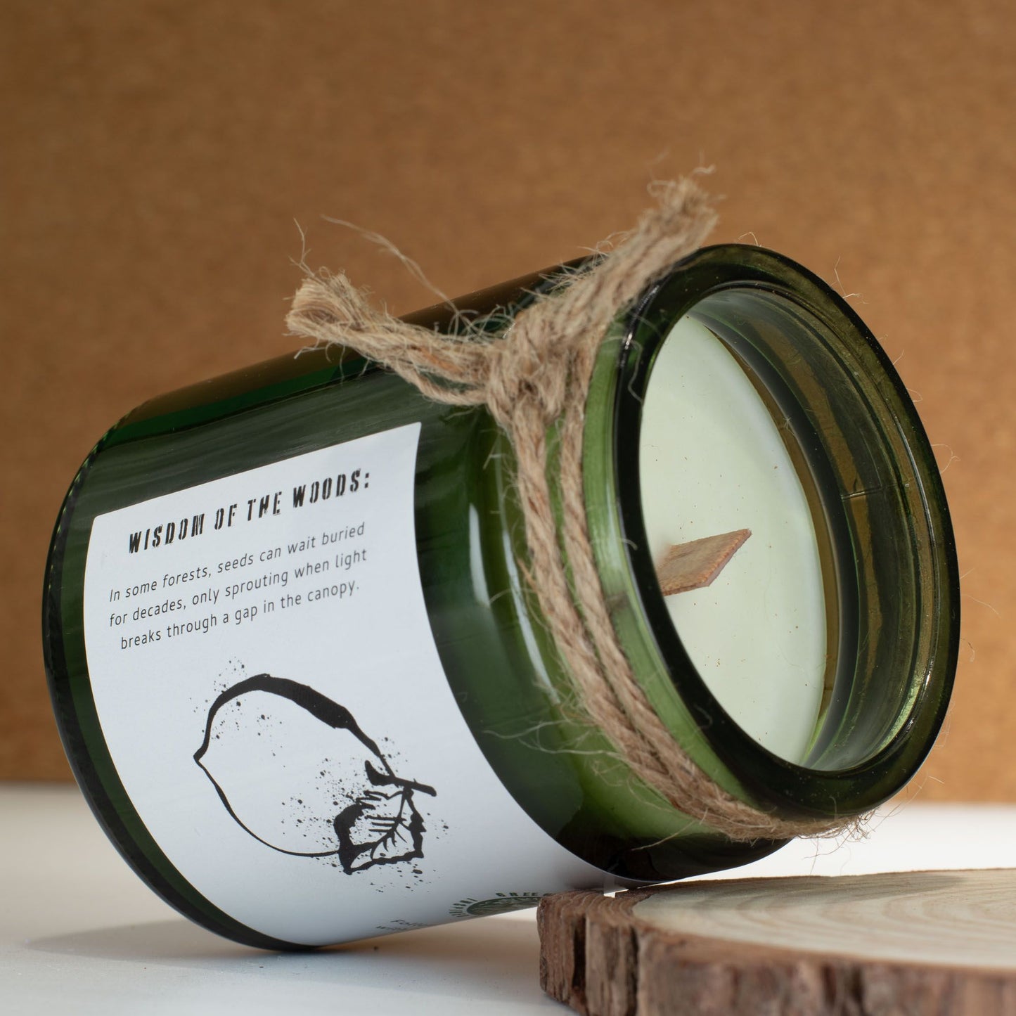 Greenman Woodwick Soy Candle - Cedar Citrus - Luna Panther