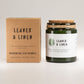 Greenman Woodwick Soy Candle - Leaves & Linen - Luna Panther