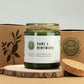 Greenman Woodwick Soy Candle - Sage & Mintwood - Luna Panther