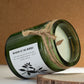 Greenman Woodwick Soy Candle - Sage & Mintwood - Luna Panther