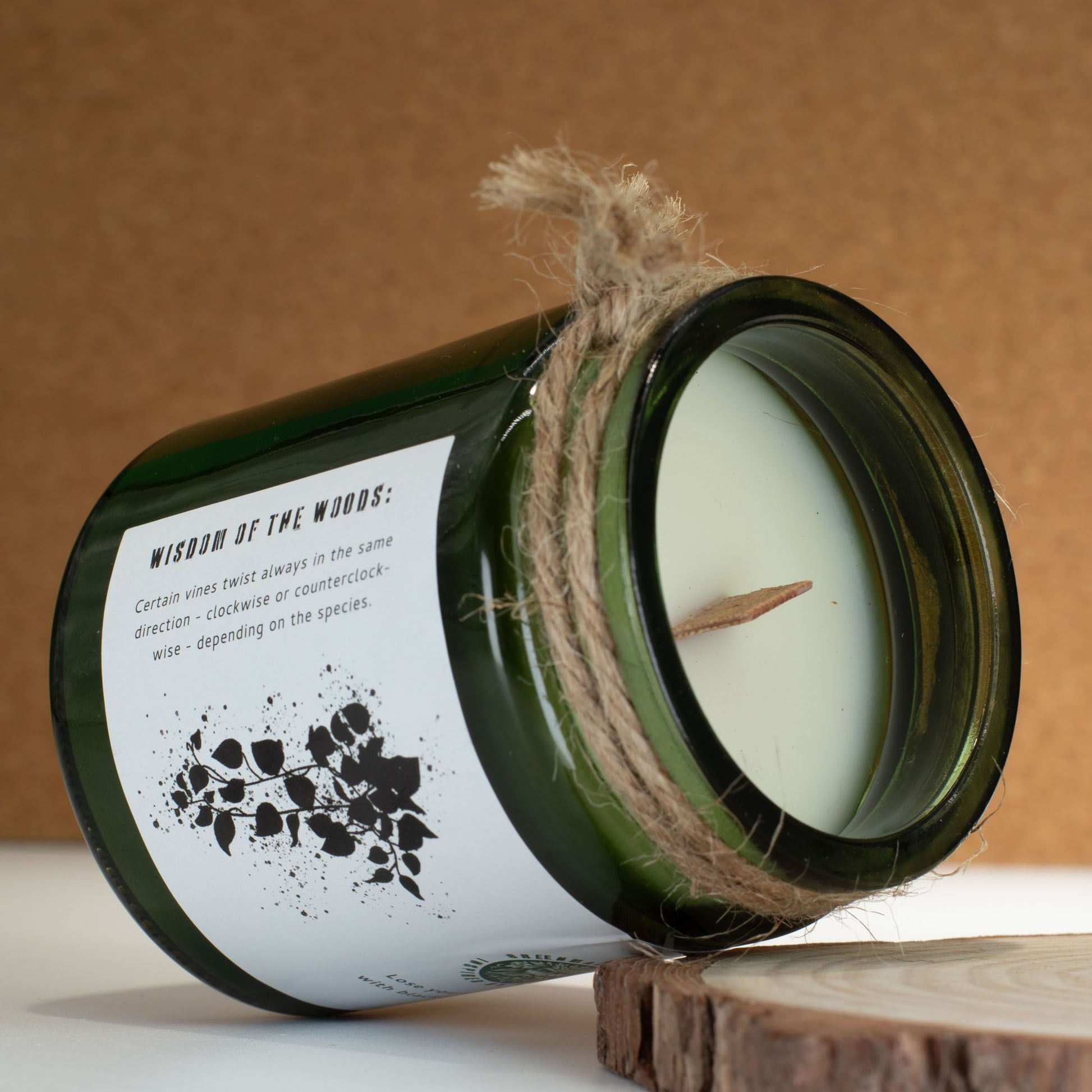 Greenman Woodwick Soy Candle - Twilight Vine - Luna Panther
