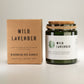 Greenman Woodwick Soy Candle - Wild Lavender - Luna Panther