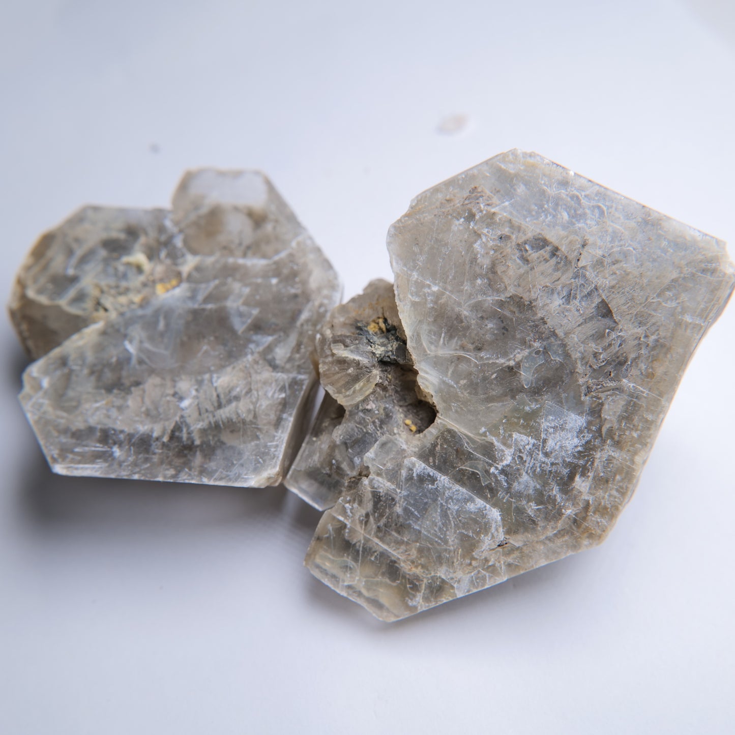 Gypsum from Shotover Hill, Oxford, UK - 331g