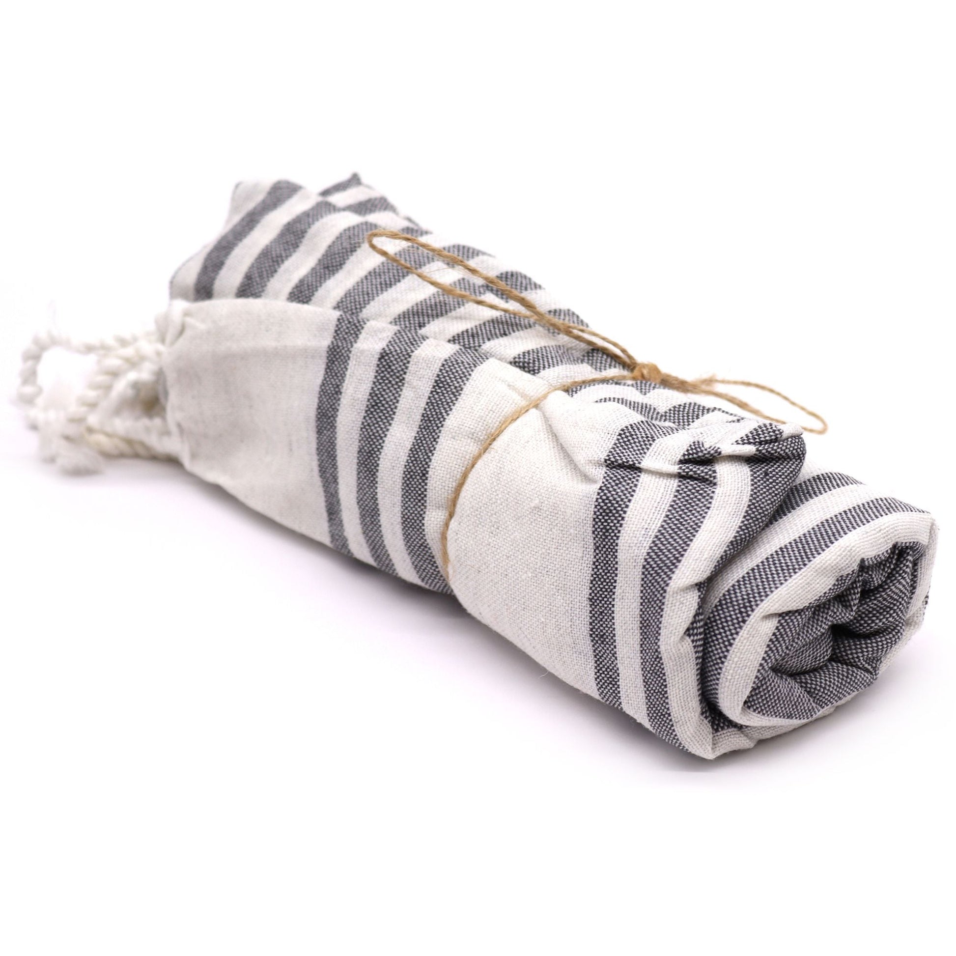 Hammam Spa Towel - Charcoal - 90x170cm - Luna Panther