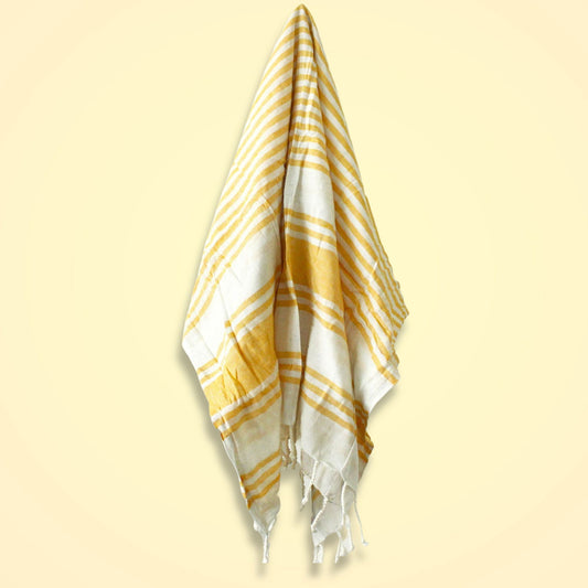 Hammam Spa Towel - Sunrise Yellow - 90x170cm - Luna Panther