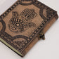 Hamsa - Esoteric Notebook - Antique Grey - 200 pages Stitch Edge - 17.5x12.5x3cm - Luna Panther