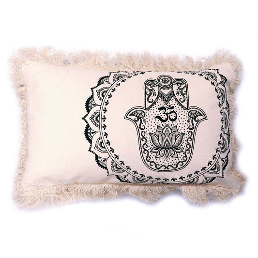 Hamsa Mandala Cushion Cover - 30x50cm - green - Luna Panther alternate view