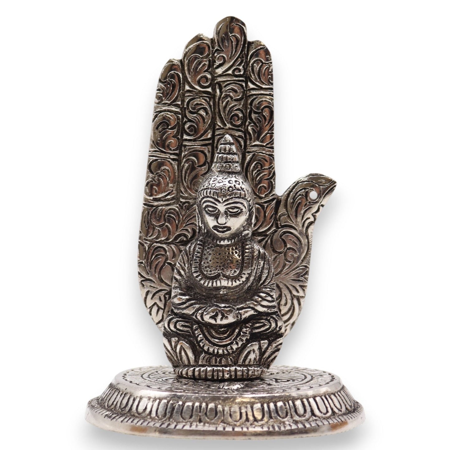 Polished Hand Buddha Incense Holder featuring natural patterning and unique variations - Luna Panther