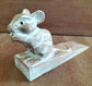 Hand carved Doorstop - Dormouse - Luna Panther