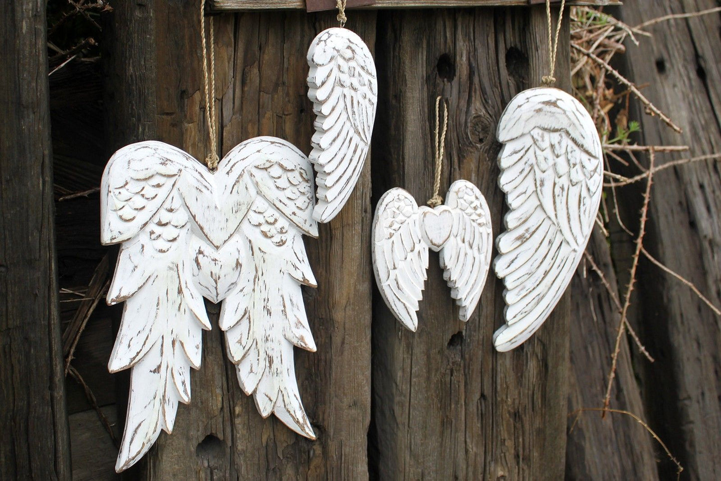 Hand Crafted Double Angel Wing - 31cm - Luna Panther