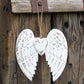 Hand Crafted Double Angel Wing & Heart - 24cm - Luna Panther