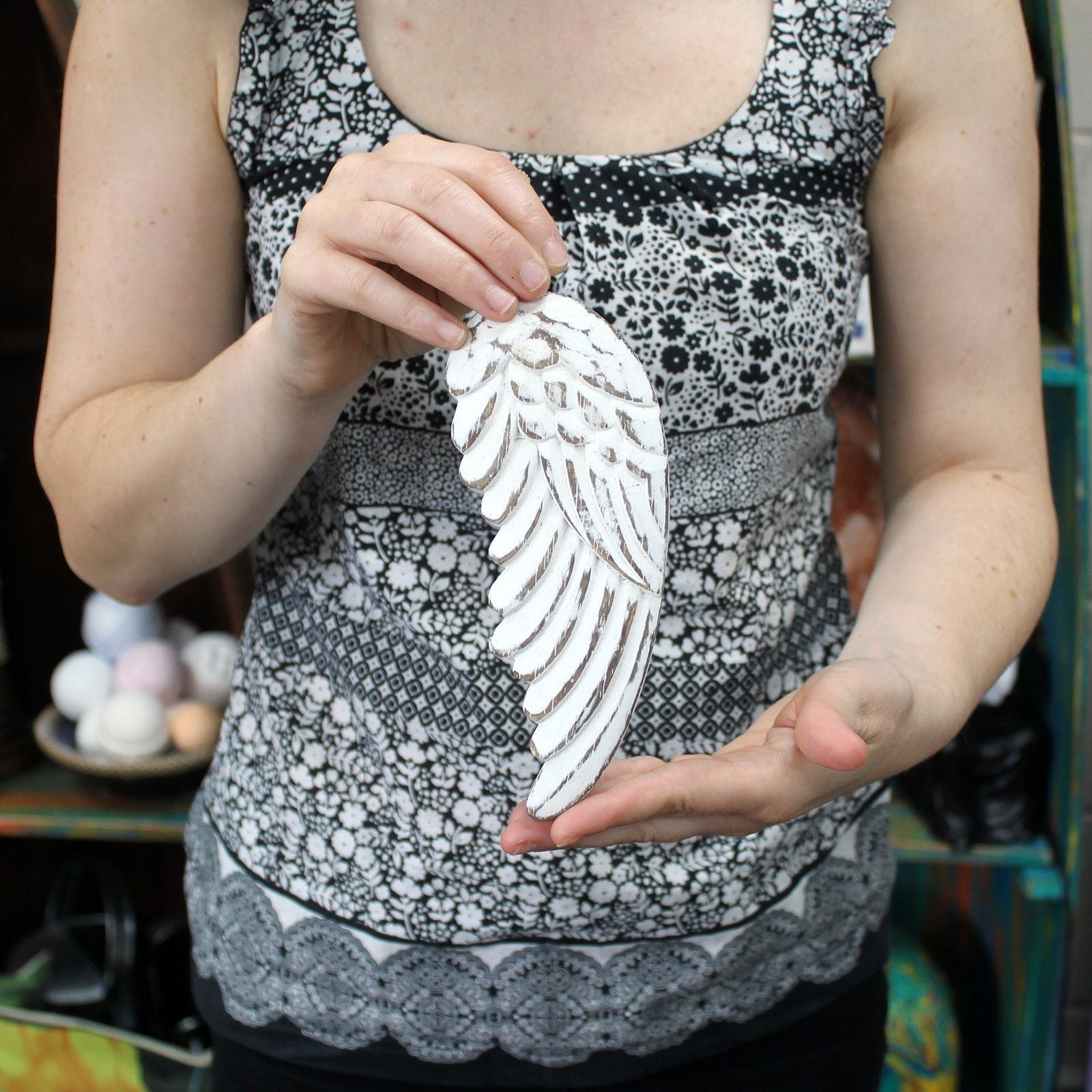 Hand Crafted Small Angel Wing - 18cm - Luna Panther