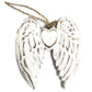 Hand Crafted Small Double Angel Wing & Heart - 15cm - Luna Panther