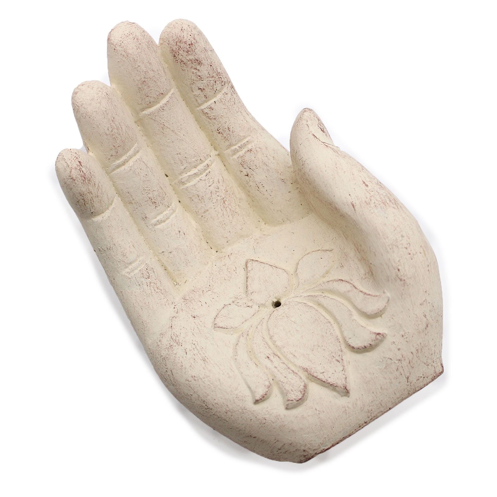Hand Incense Burner - Lotus (white) - Luna Panther