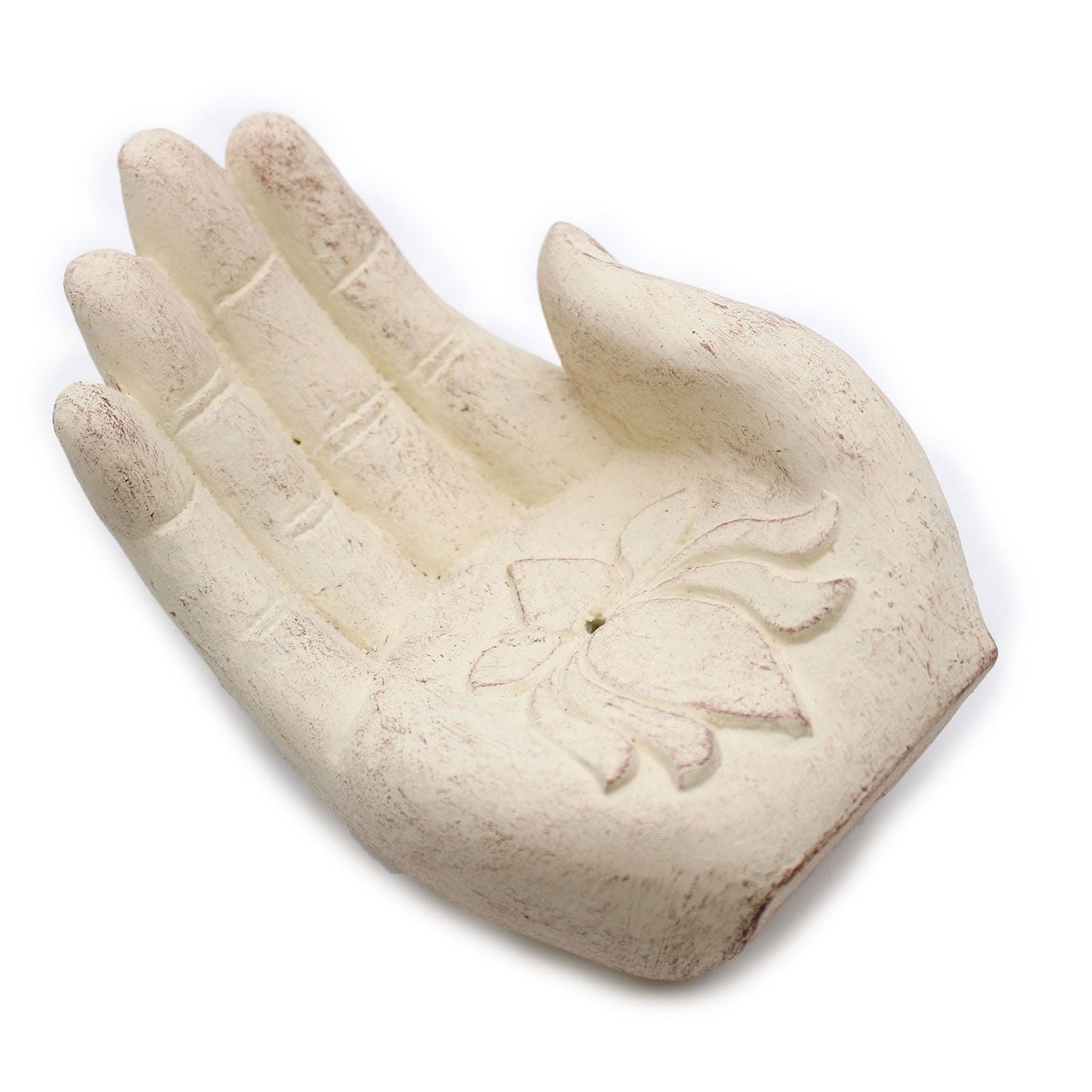 Hand Incense Burner - Lotus (white) - Luna Panther