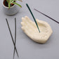 Hand Incense Burner - Lotus (white) - Luna Panther