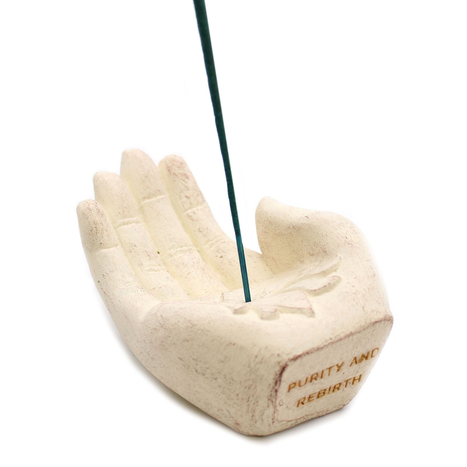 Hand Incense Burner - Lotus (white) - Luna Panther